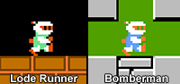 Lode Runner and Bomberman