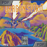 Dragon Spirit Turbografx-16 manual