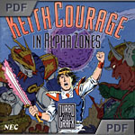Keith Courage in Alpha Zones manual