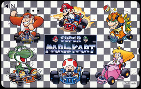Super Mario Kart - Japanese Phonecard